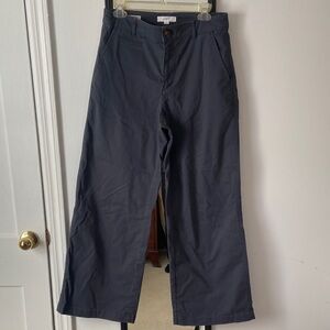 Women's Navy Wide Leg Pants
